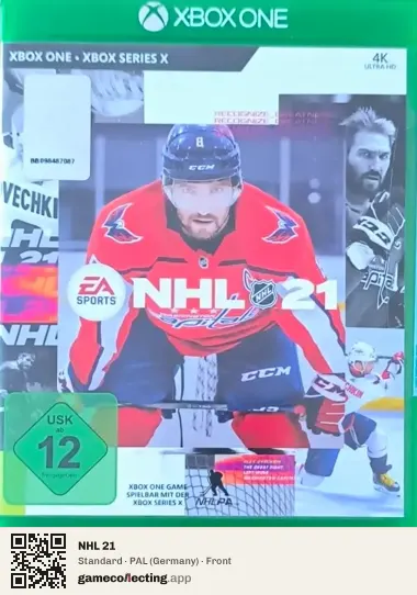 NHL 21 Xbox One, Germany box front