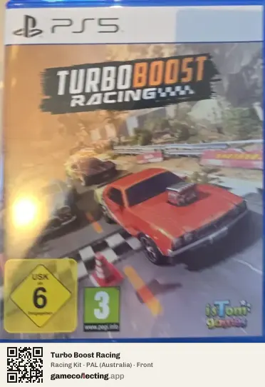 Turbo Boost Racing PlayStation 5, Australia box front