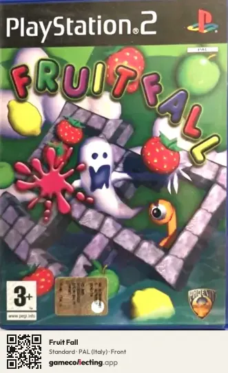 Fruit Fall PlayStation 2, Italy box front