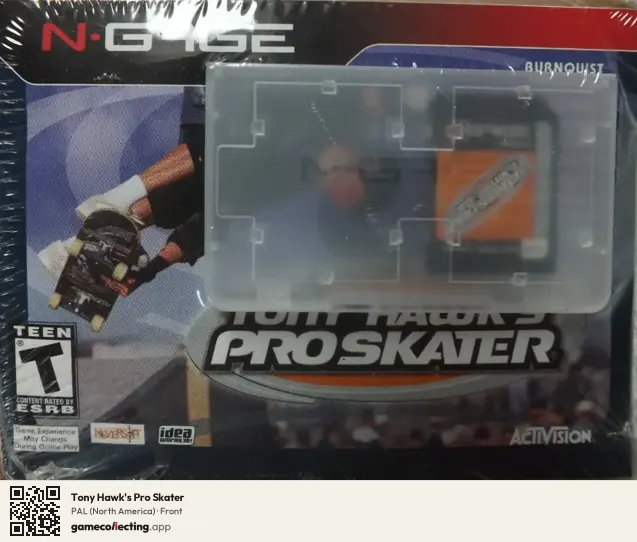 Tony Hawk's Pro Skater Nokia N-Gage, North America box front