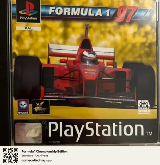 Formula 1 Championship Edition PlayStation, PAL box front