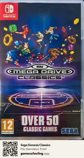 Sega Genesis Classics Nintendo Switch, Germany box front