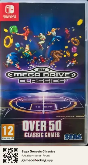 Sega Genesis Classics Nintendo Switch, Germany box front