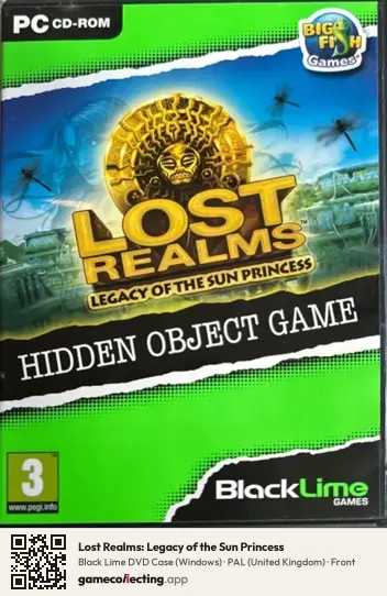 Lost Realms: Legacy of the Sun Princess Computer, United Kingdom box front