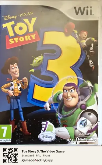 Toy Story 3: The Video Game Nintendo Wii, PAL box front