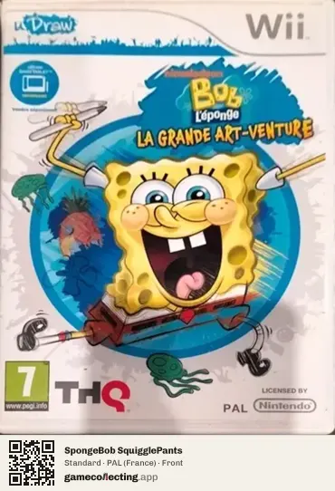 SpongeBob SquigglePants Nintendo Wii, France box front