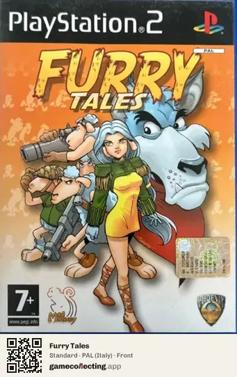 Furry Tales PlayStation 2, Italy box front