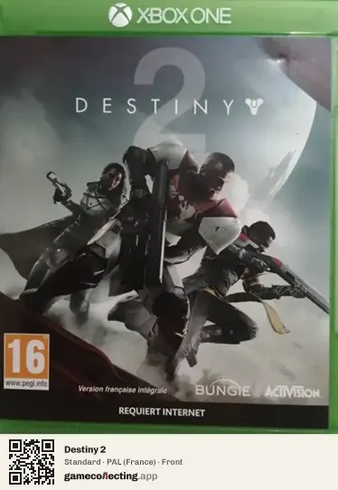 Destiny 2 Xbox One, France box front