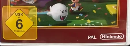 Mario Party 8, the USK square on its front