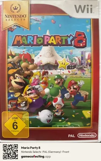 Mario Party 8 Nintendo Wii, Germany box front