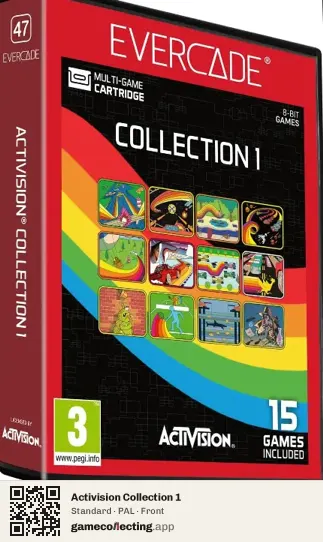 Activision Collection 1 Evercade, PAL box front