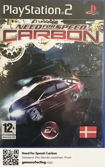 Need for Speed: Carbon PlayStation 2, Nordic countries box front