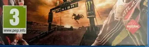 MXGP 2, the PEGI square on its front