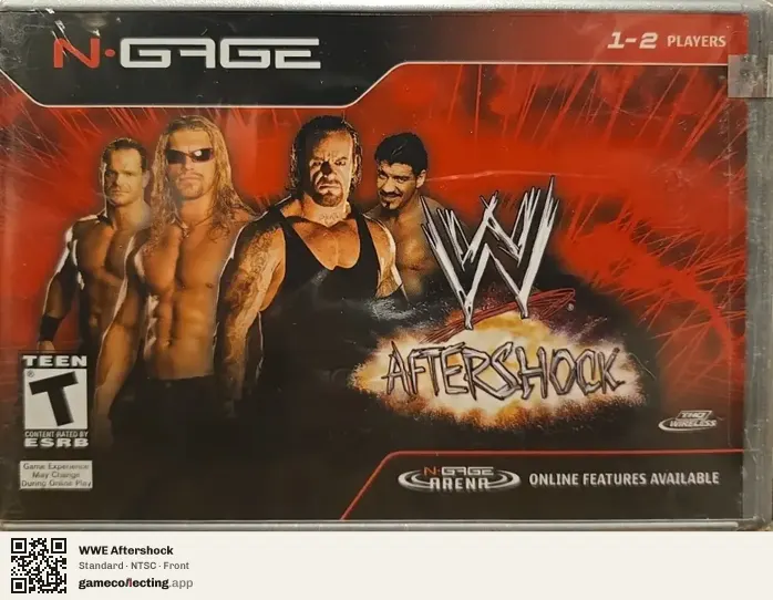 WWE Aftershock Nokia N-Gage, NTSC box front