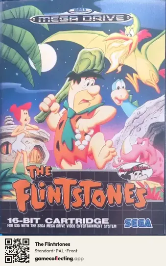 The Flintstones Sega Mega Drive / Genesis, PAL box front
