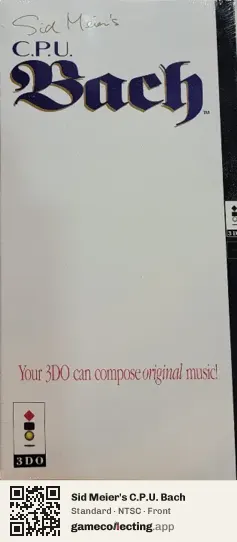 Sid Meier's C.P.U. Bach 3DO Interactive Multiplayer, NTSC box front