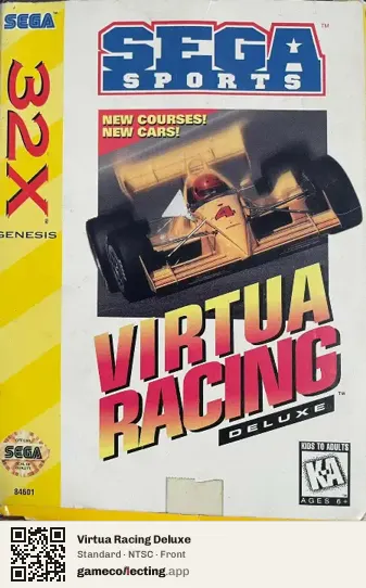 Virtua Racing Deluxe Sega 32X, NTSC box front