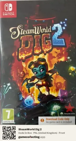 SteamWorld Dig 2 Nintendo Switch, United Kingdom box front