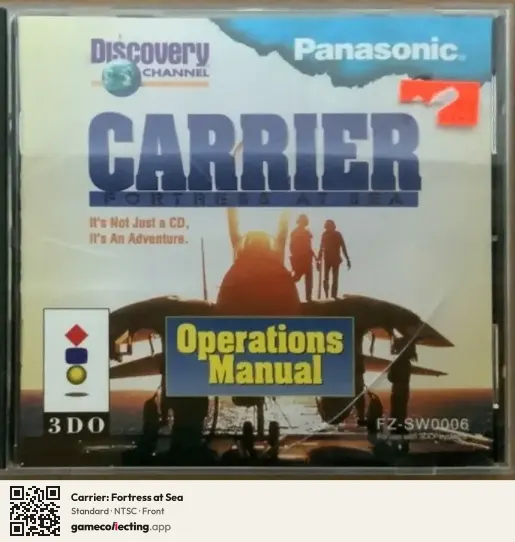 Carrier: Fortress at Sea 3DO Interactive Multiplayer, NTSC box front