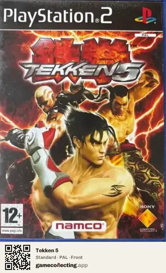 Tekken 5 PlayStation 2, PAL box front