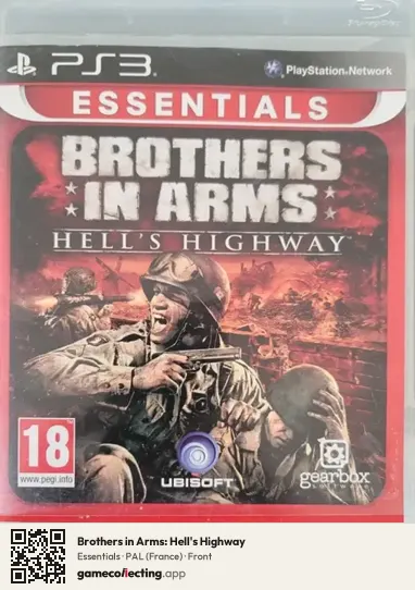 Brothers in Arms: Hell's Highway PlayStation 3, France box front