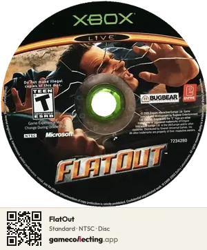 FlatOut Xbox, NTSC disc