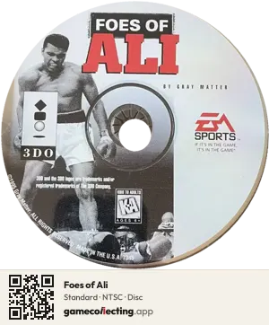 Foes of Ali 3DO Interactive Multiplayer, NTSC disc