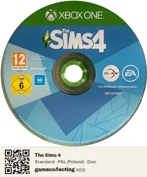 The Sims 4 Xbox One, PAL disc