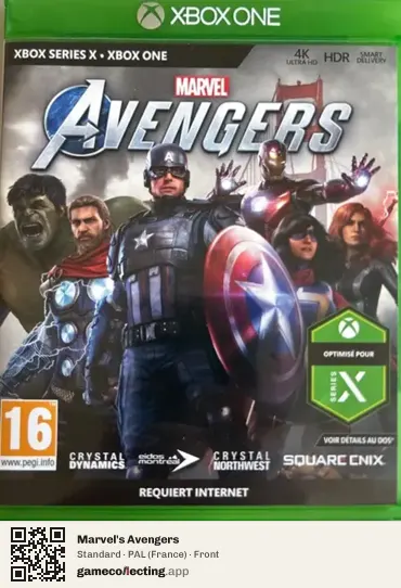 Marvel's Avengers Xbox One, France box front