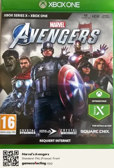 Marvel's Avengers Xbox One, France box front