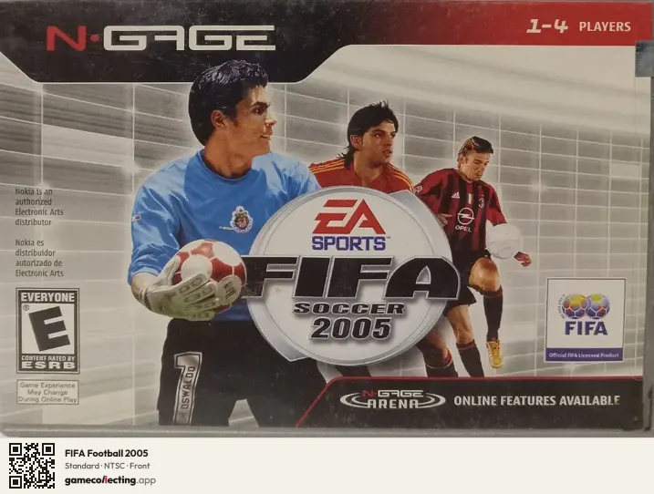 FIFA Football 2005 Nokia N-Gage, NTSC box front