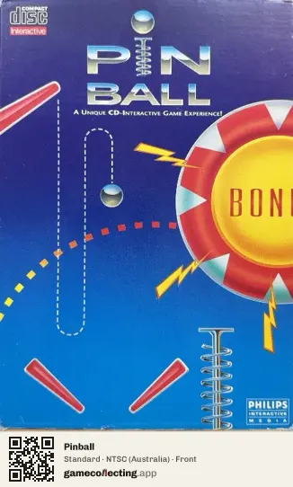 Pinball Philips CD-i, Australia box front