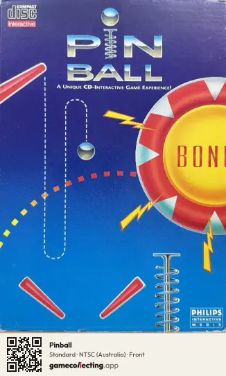 Pinball Philips CD-i, Australia box front