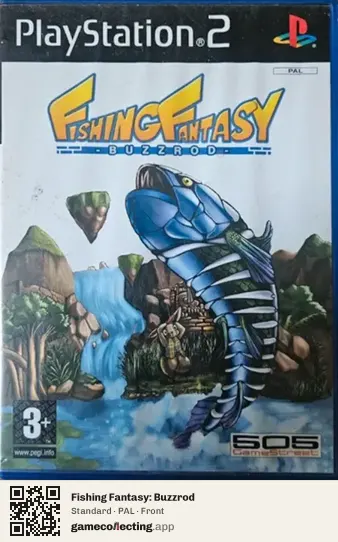 Fishing Fantasy: Buzzrod PlayStation 2, PAL box front