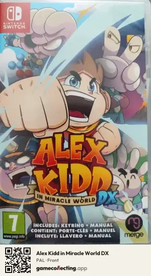 Alex Kidd in Miracle World DX Nintendo Switch, PAL box front