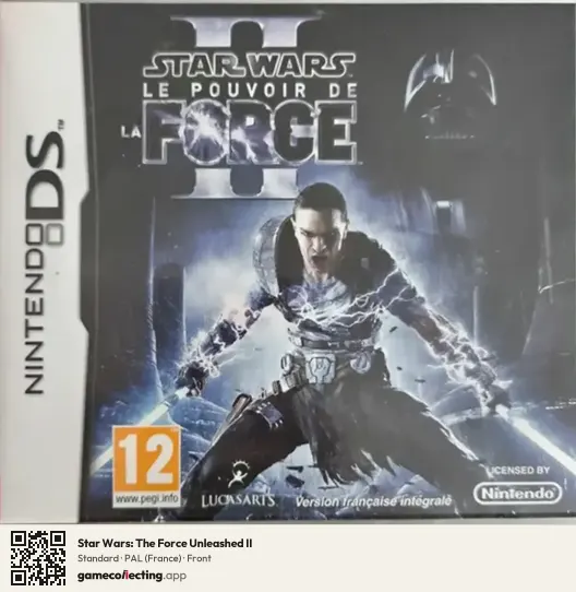 Star Wars: The Force Unleashed II Nintendo DS, France box front