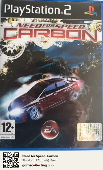 Need for Speed: Carbon PlayStation 2, Italy box front