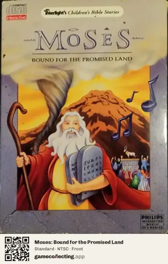 Moses: Bound for the Promised Land Philips CD-i, NTSC box front