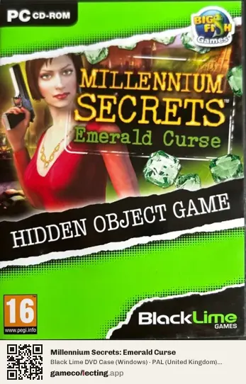 Millennium Secrets: Emerald Curse Computer, United Kingdom box front
