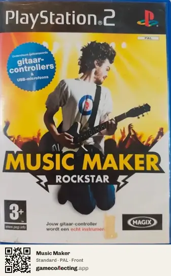 Music Maker PlayStation 2, PAL box front