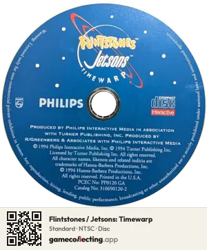 Flintstones / Jetsons: Timewarp Philips CD-i, NTSC disc