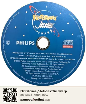 Flintstones / Jetsons: Timewarp Philips CD-i, NTSC disc
