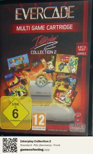 Interplay Collection 2 Evercade, Germany box front
