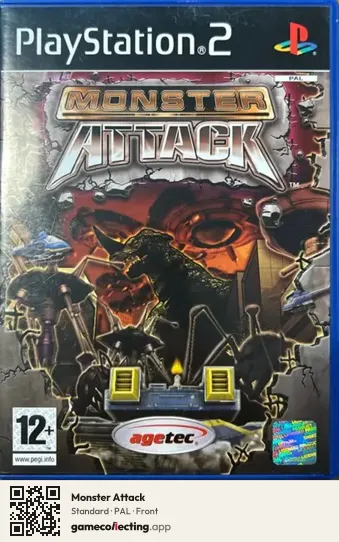 Monster Attack PlayStation 2, PAL box front