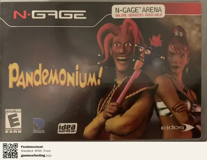 Pandemonium! Nokia N-Gage, NTSC box front