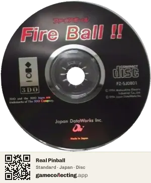 Real Pinball 3DO Interactive Multiplayer, Japan disc