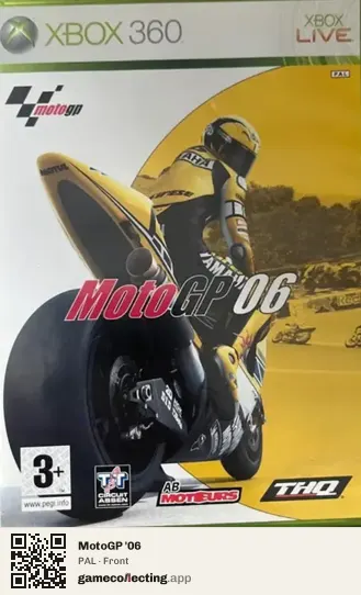MotoGP '06 Xbox 360, PAL box front