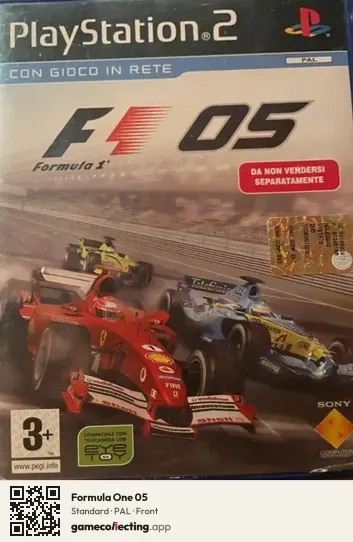 Formula One 05 PlayStation 2, PAL box front