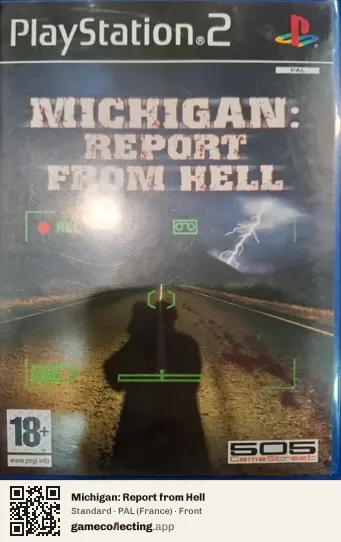 Michigan: Report from Hell PlayStation 2, France box front