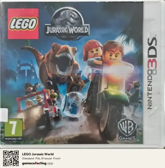 LEGO Jurassic World Nintendo 3DS, France box front
